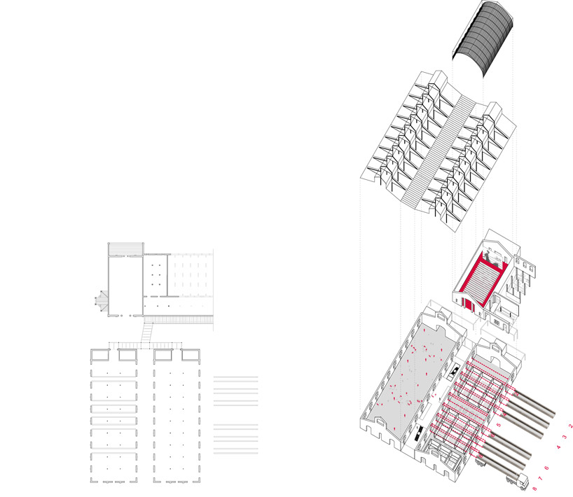 ensamble studio reanimates slaughterhouse in madrid as a cultural center
