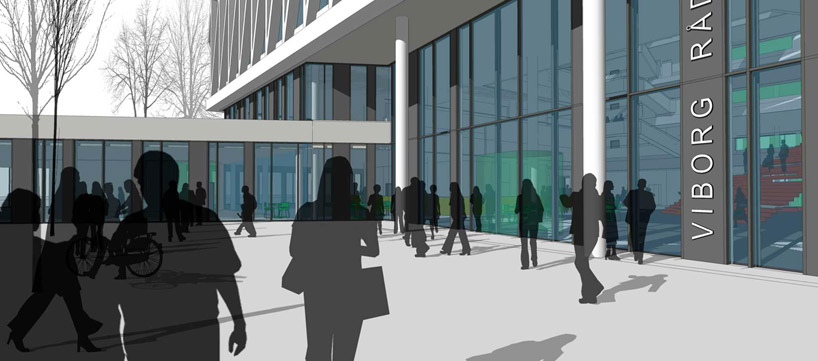 henning larsen architects: viborg town hall