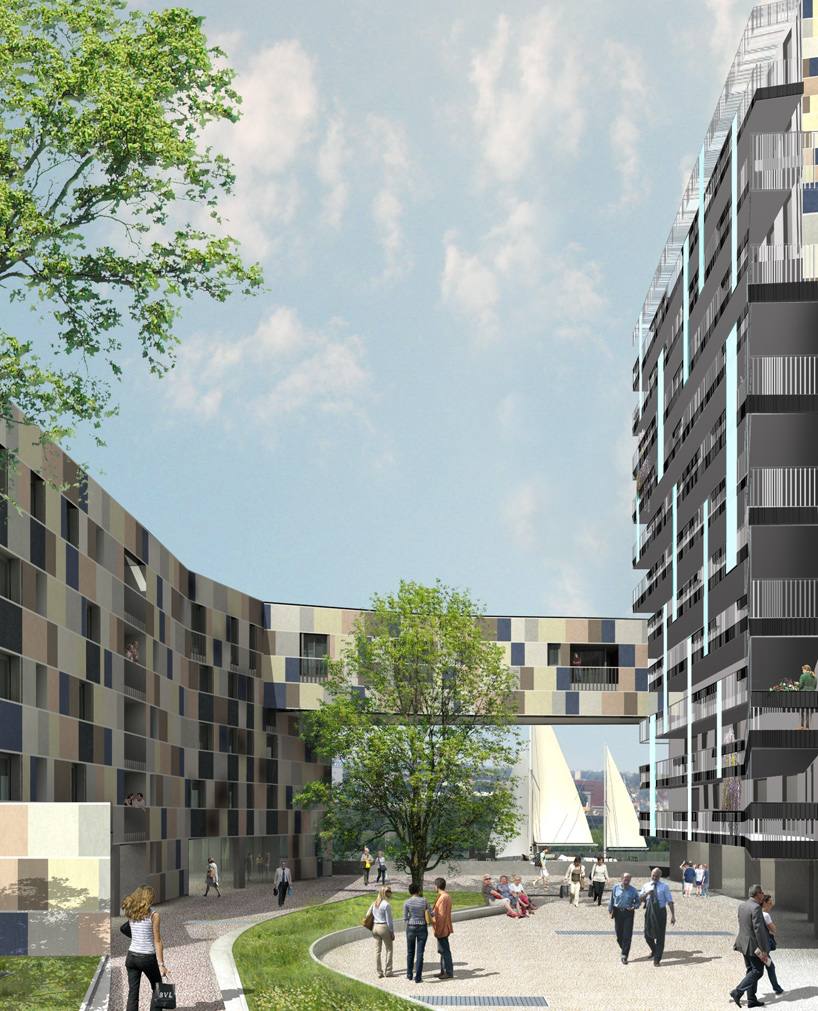 zucchi & partners: ravenna harbour apartment building