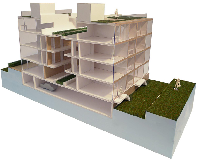 atelier kempe thill: atrium housing block bremen neue vahr