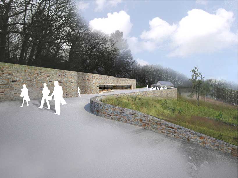 rene van zuuk architekten: visitor center in niederwalddankmals