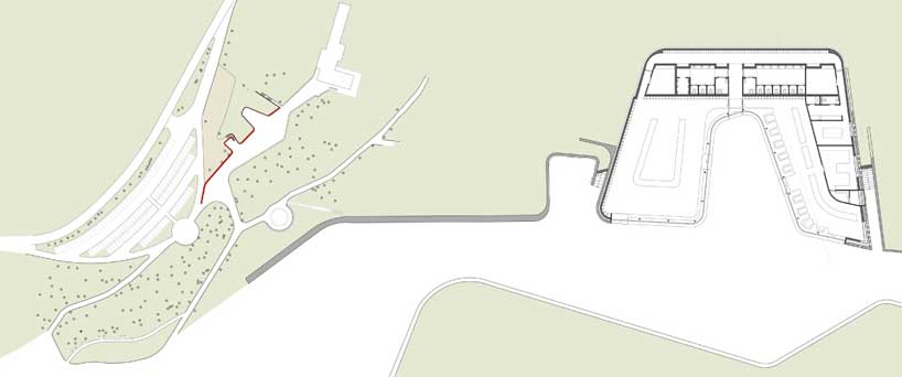 rene van zuuk architekten: visitor center in niederwalddankmals