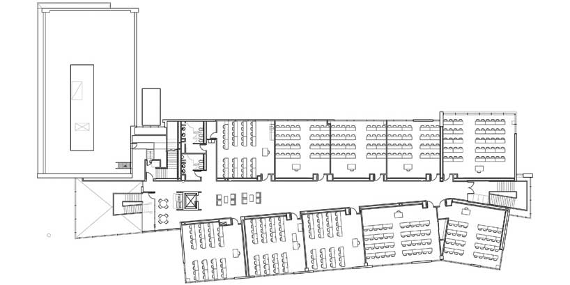 holabird + root: waubonsee plano classroom building