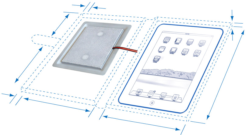 hiwave: soundsleeve speaker for tablets