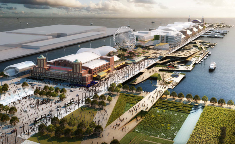 Aedas + martha schwartz partners: chicago navy pier proposal - 1