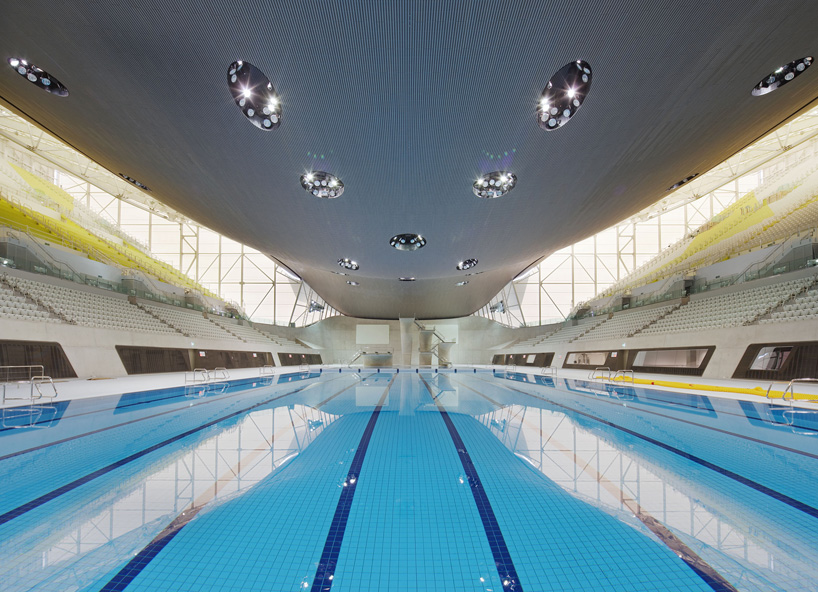 zaha hadid completes london aquatics center - 1