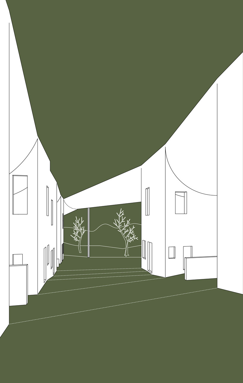 obra architects: aqueduct housing for guanajuato, mexico