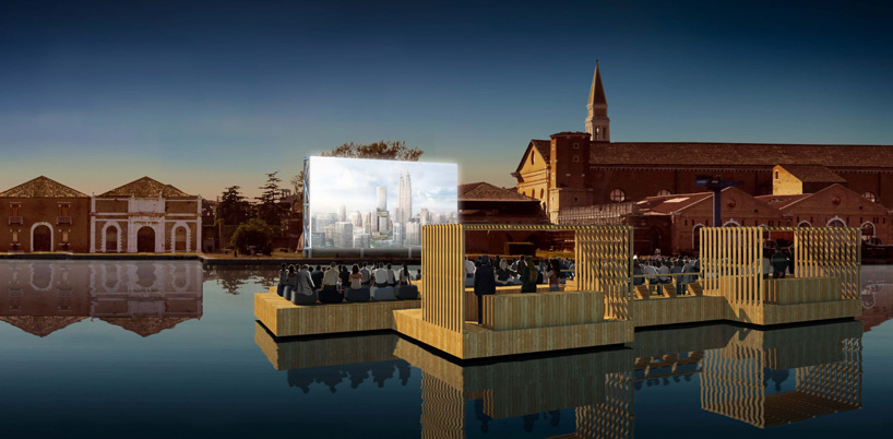 ole scheeren: archipelago cinema at venice biennale - 1