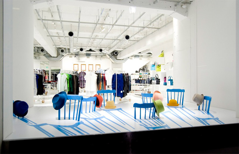 yoichi yamamoto architects: 2D/3D chairs for issey miyake