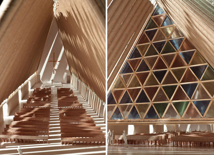 shigeru ban architects: cardboard cathedral - 1