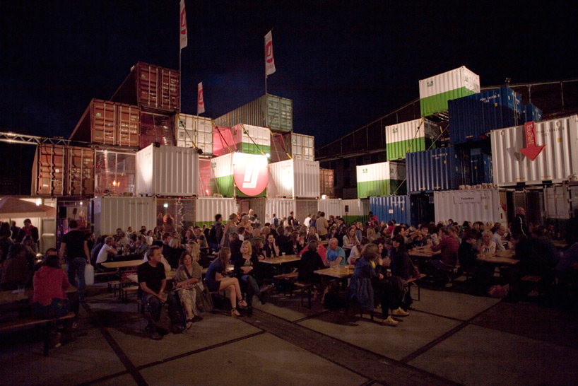 O+A: temporary shipping container city, amsterdam