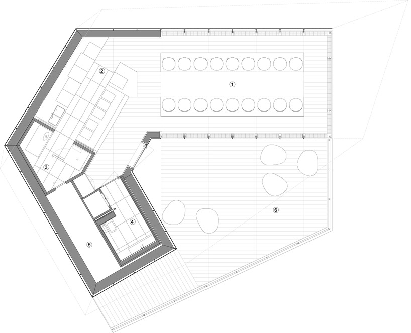 park associati: the cube temporary restaurant, milan