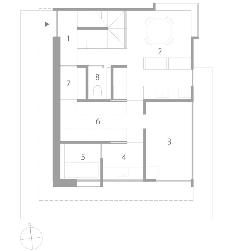 naoko horibe architect’s office: house in suita
