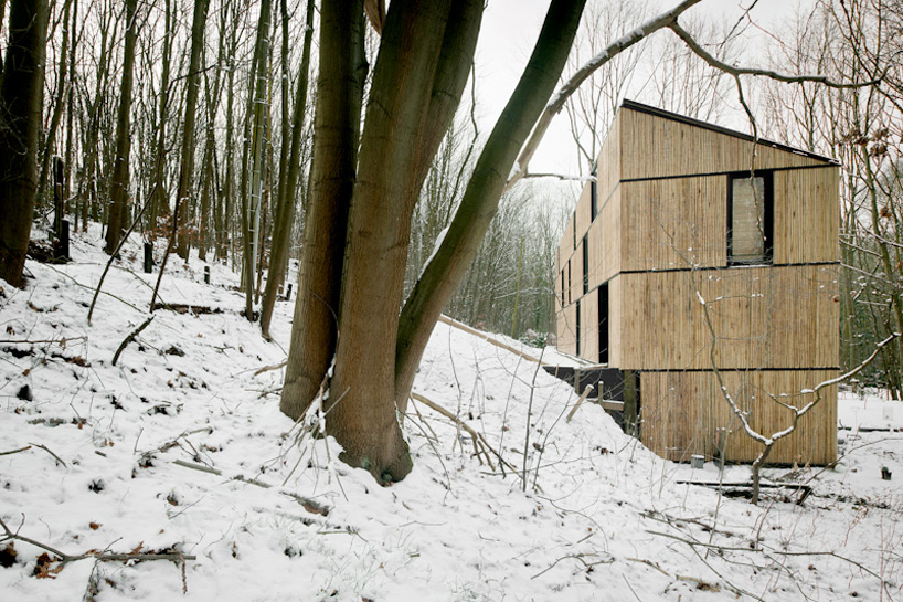 bamboo clad house in rotselaar by AST 77