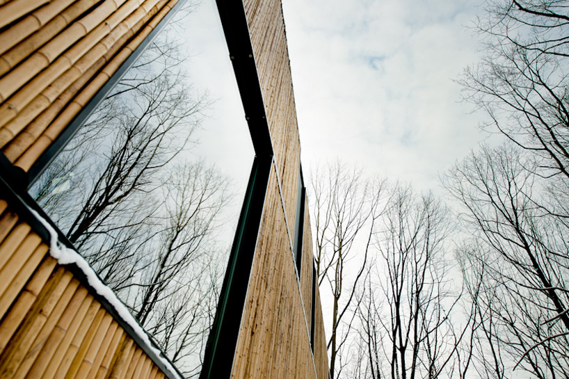 bamboo clad house in rotselaar by AST 77