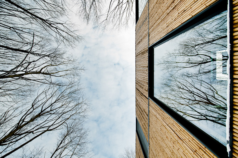 bamboo clad house in rotselaar by AST 77