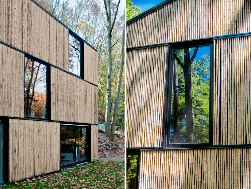 bamboo clad house in rotselaar by AST 77