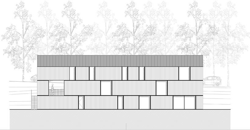 bamboo clad house in rotselaar by AST 77