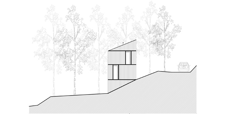 bamboo clad house in rotselaar by AST 77