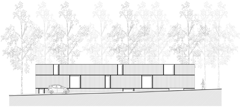 bamboo clad house in rotselaar by AST 77