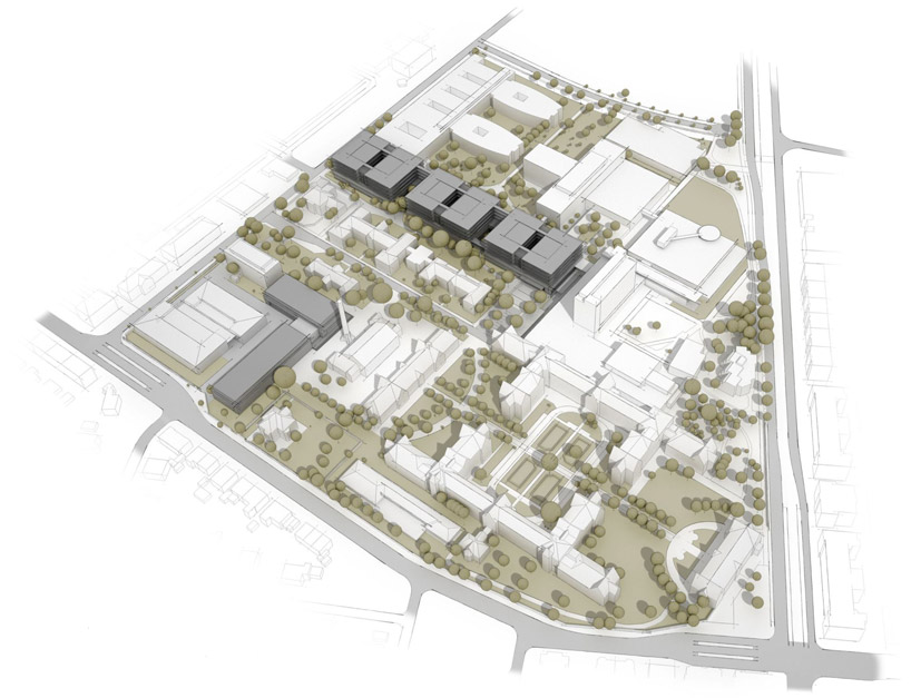 gmp architekten: city of karlsruhe medical centre
