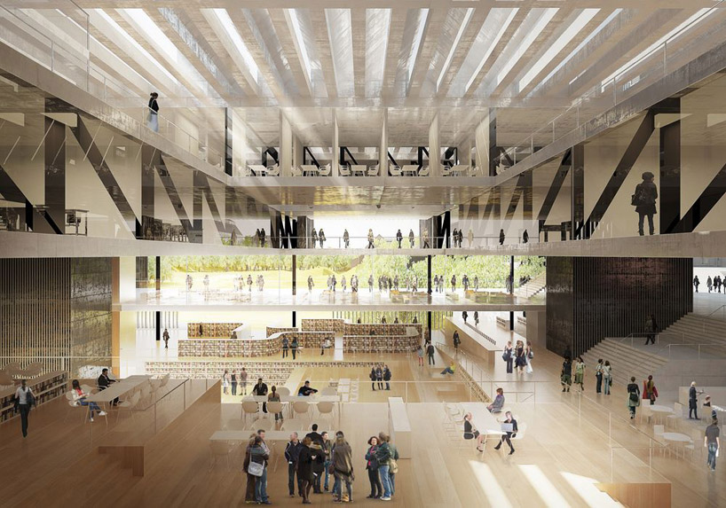 mecanoo + CODE: knowledge + cultural square in norway