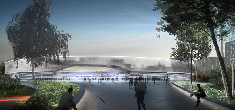 gmp architekten: sports complex + urban re design in lausanne