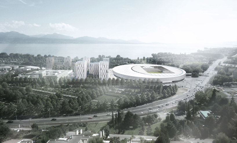 gmp architekten: sports complex + urban re design in lausanne