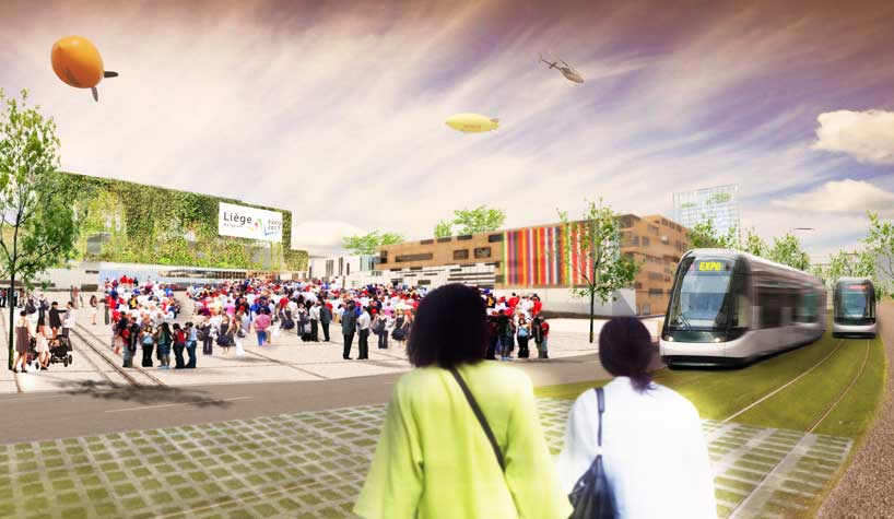 venhoevenCS architecture + urbanism: masterplan for liège expo 2017