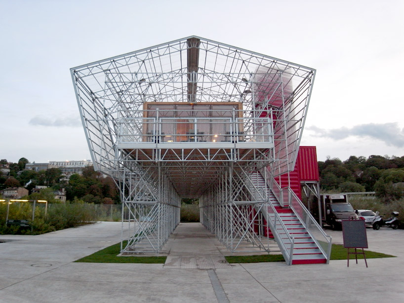1024 architecture: temporary restaurant on l'île seguin, paris - 1