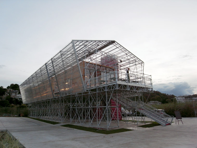 1024 architecture: temporary restaurant on l'île seguin, paris