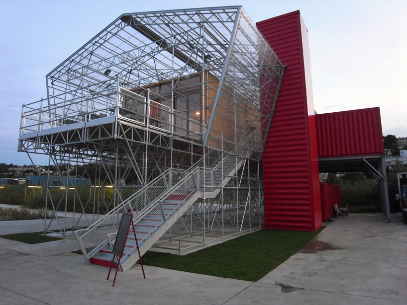 1024 architecture: temporary restaurant on l'île seguin, paris