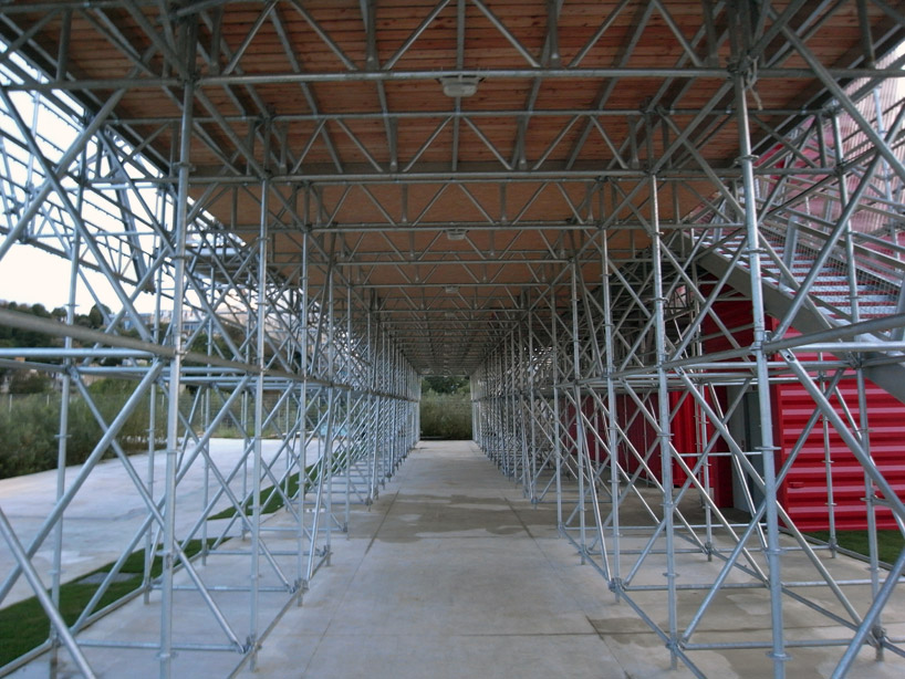 1024 architecture: temporary restaurant on l'île seguin, paris