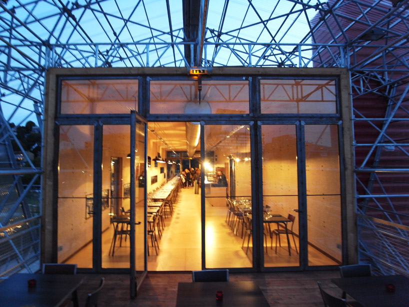 1024 architecture: temporary restaurant on l'île seguin, paris