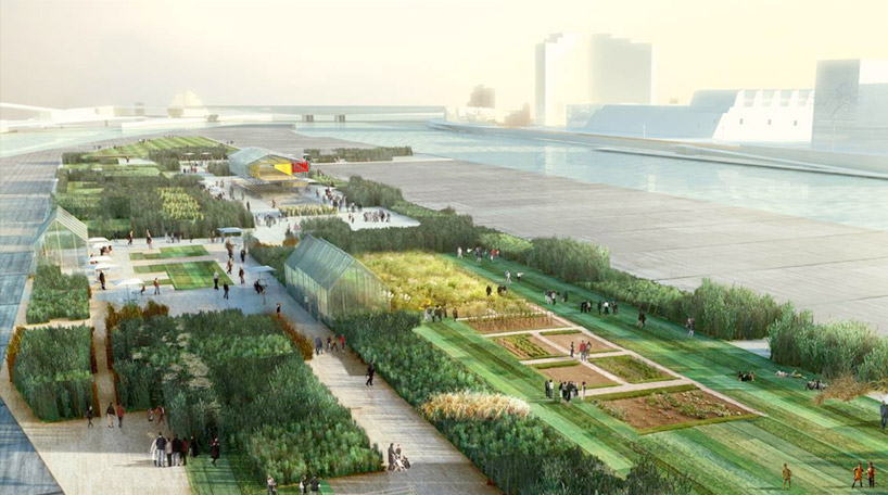 1024 architecture: temporary restaurant on l'île seguin, paris