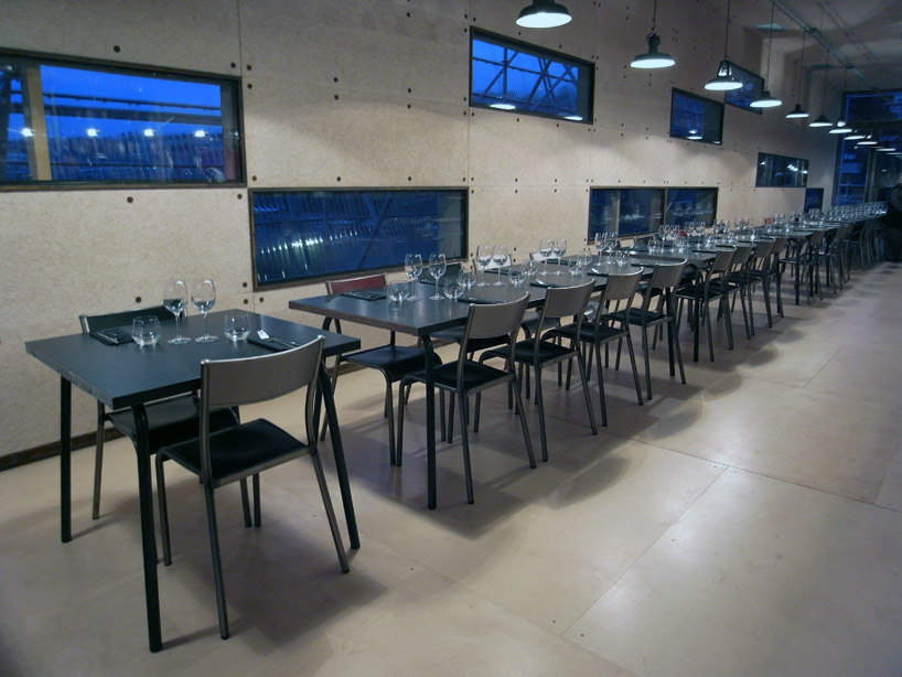 1024 architecture: temporary restaurant on l'île seguin, paris