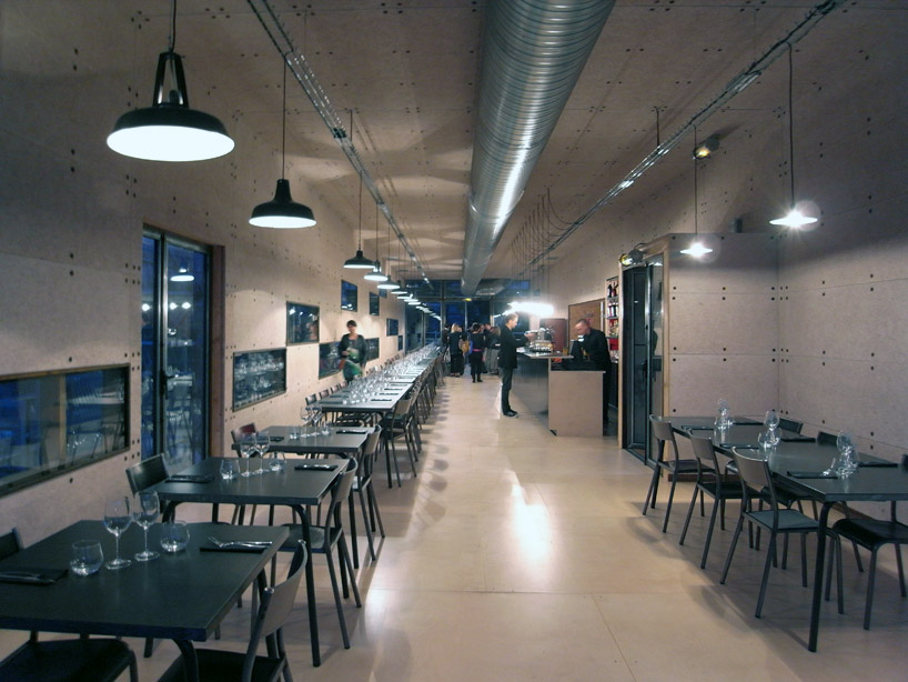 1024 architecture: temporary restaurant on l'île seguin, paris