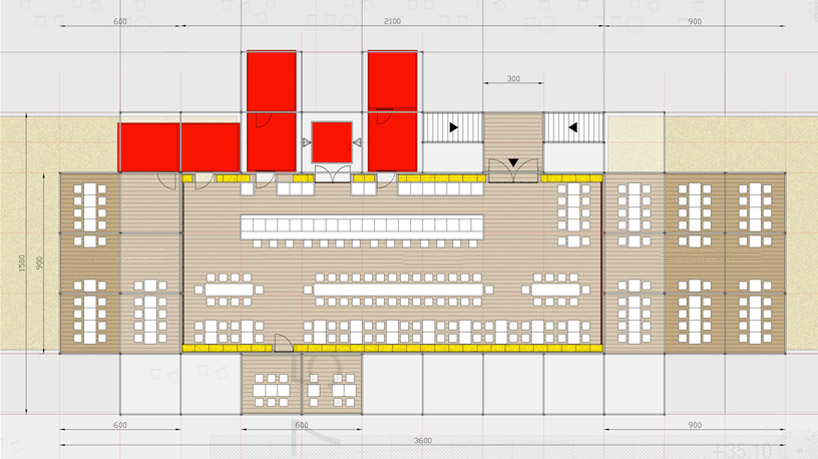 1024 architecture: temporary restaurant on l'île seguin, paris