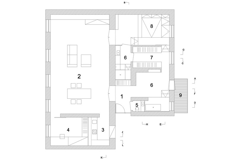OFIS architects: level apartment