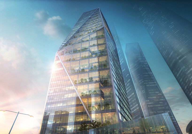 daniel libeskind: dancing + harmony tower schemes   YIBD - 1