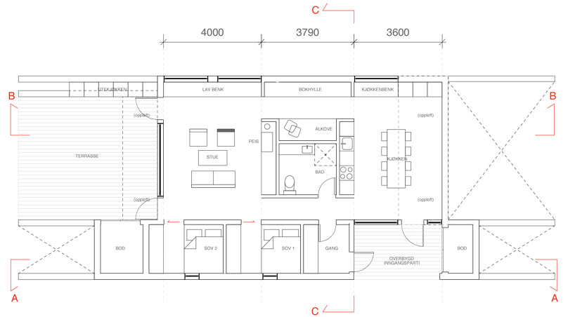 fantastic norway architects: mountain hill cabin