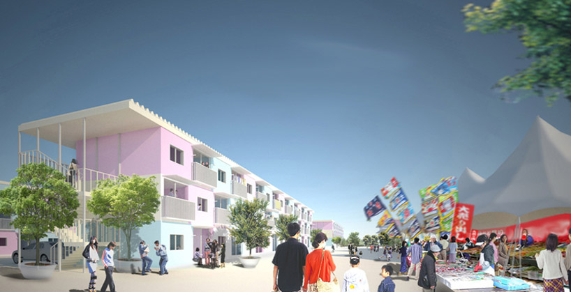 shigeru ban: earthquake relief shipping container houses - 1