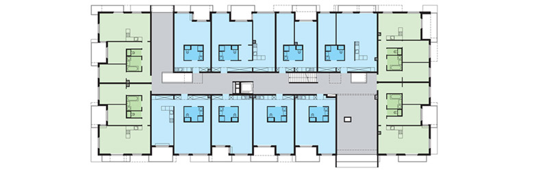 synn architekten: young living at north train station