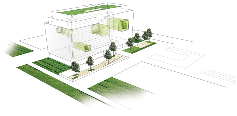 synn architekten: young living at north train station