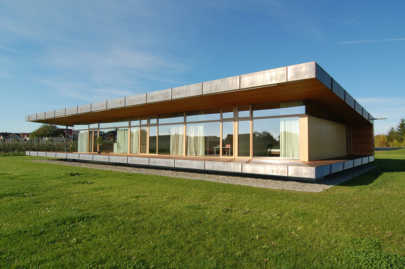 k_m architektur: farm house in obstgarten