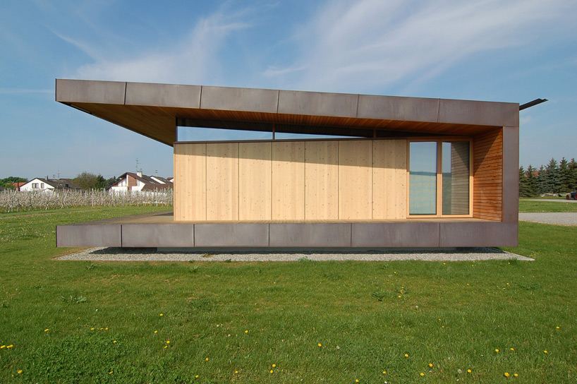 k_m architektur: farm house in obstgarten