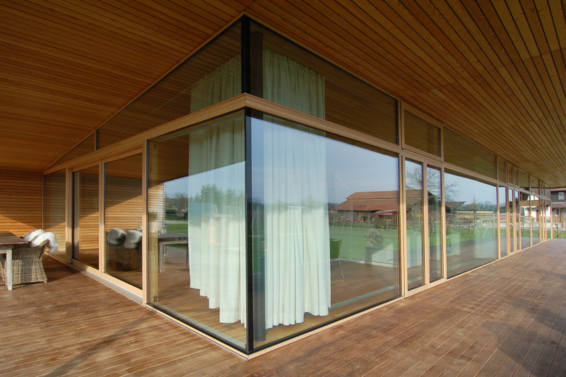 k_m architektur: farm house in obstgarten