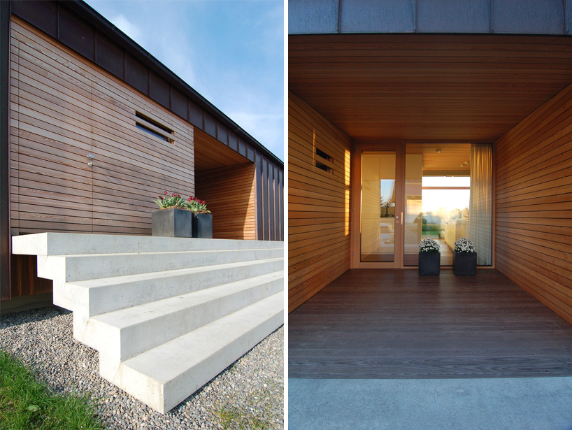 k_m architektur: farm house in obstgarten