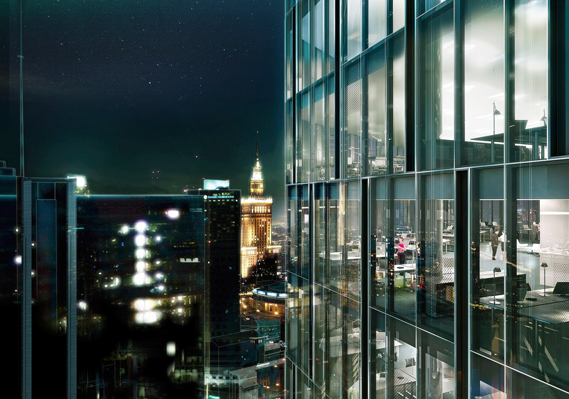 schmidt hammer lassen architects: office tower warsaw