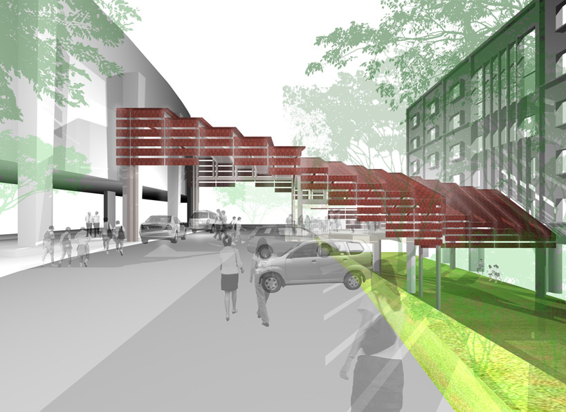 plystudio: campus bridge, singapore